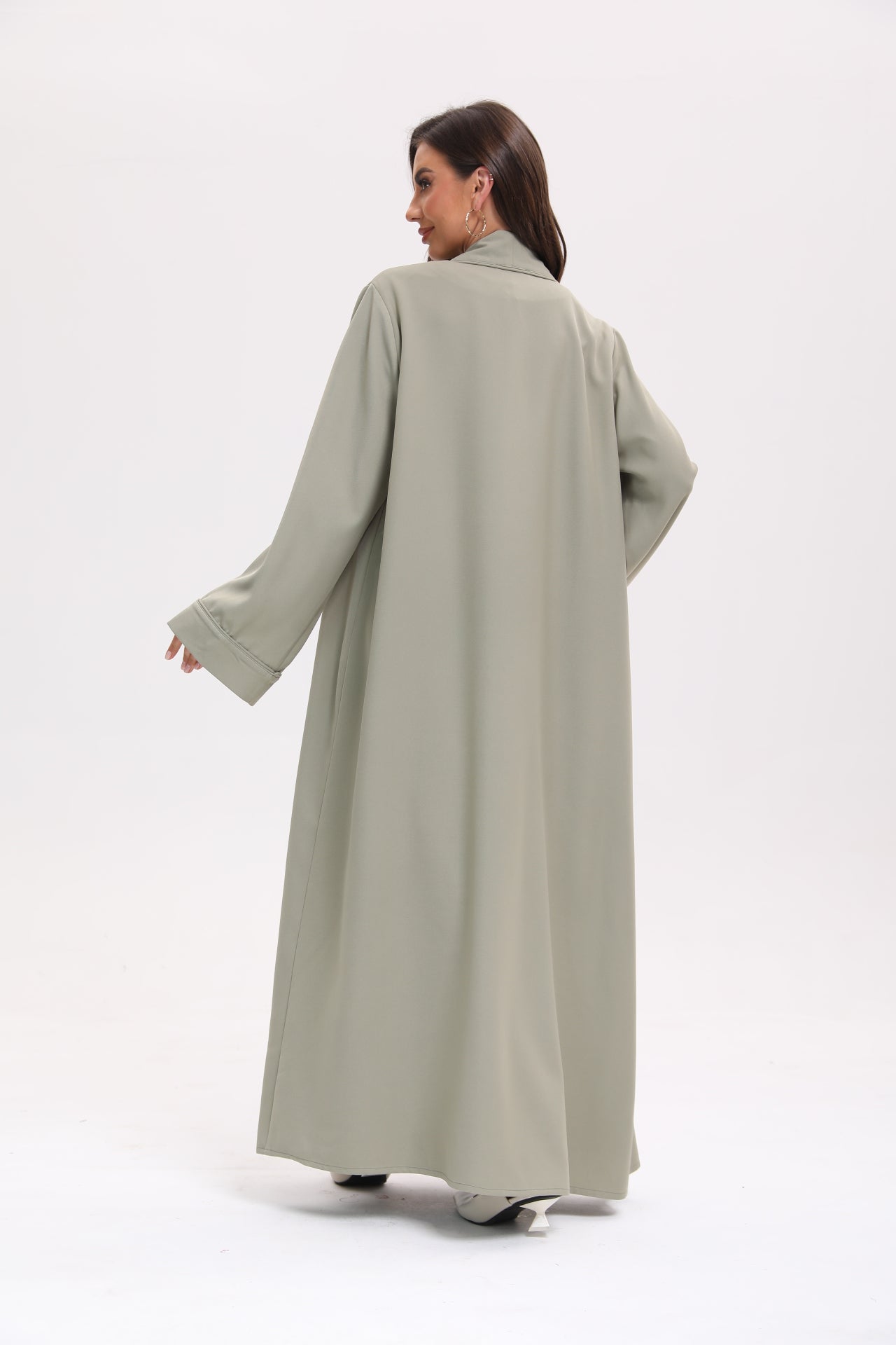 Classic Abaya Set - Green Olive