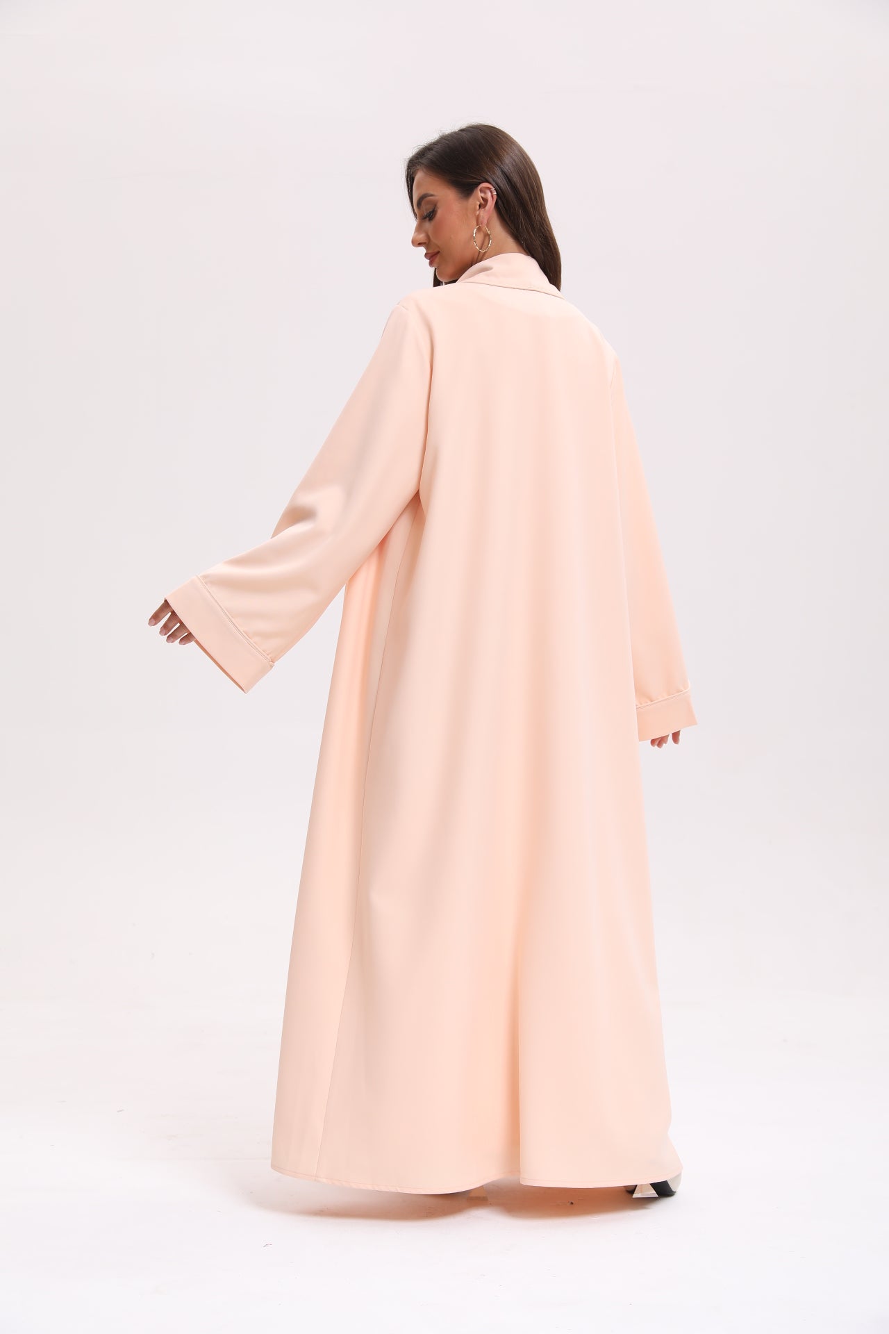 Classic Abaya Set - Soft Peach