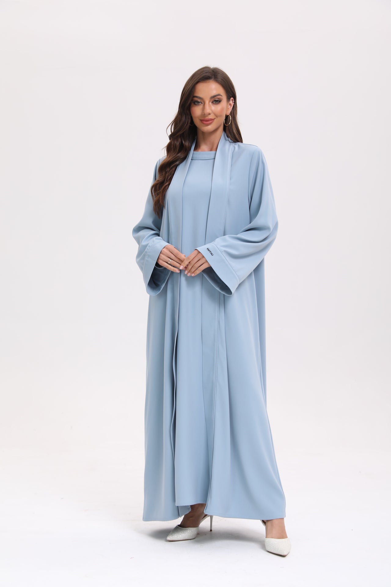 Classic Abaya Set - Sky Blue
