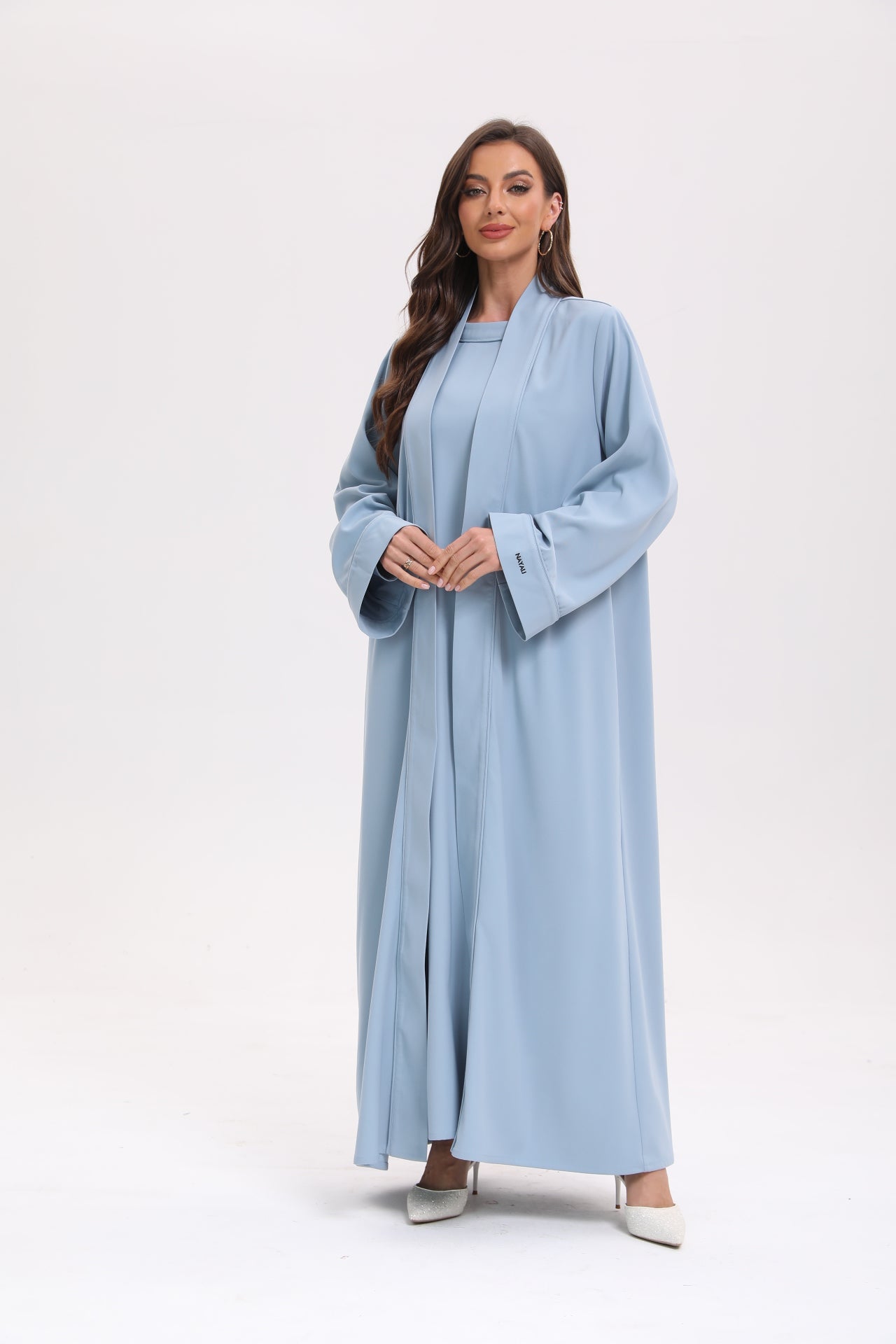 Classic Abaya Set - Sky Blue